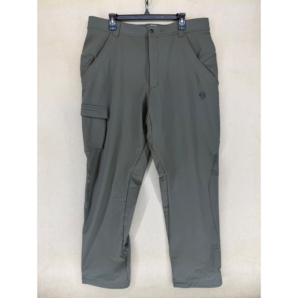 Mountain‎ Hardwear Men's XL Gray Cargo Hiking Pants Regular Fit